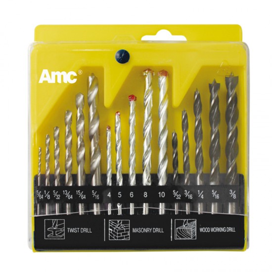 AM-20011 16PC combination drill set