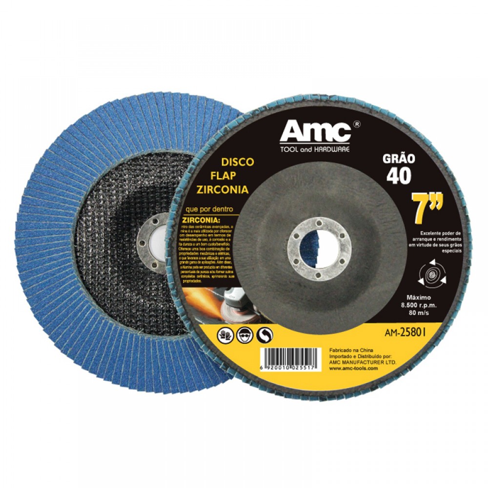AM25801 Zirconium oxide flap disc