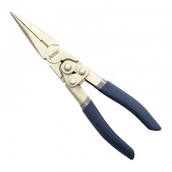 AM-08087 Long nose plier double colour handle CRV